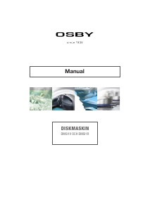 Bruksanvisning OSBY DMSI1R Diskmaskin