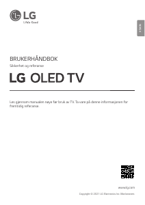 Bruksanvisning LG OLED65G16LA OLED-TV