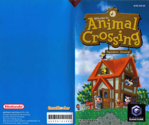 Manual Nintendo GameCube Animal Crossing