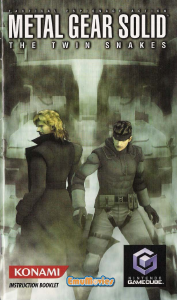Manual Nintendo GameCube Metal Gear Solid - The Twin Snakes