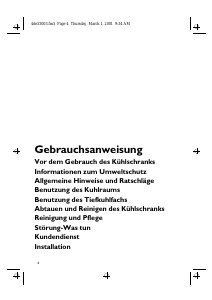 Bedienungsanleitung Bauknecht KVA-A Symphony Kühlschrank