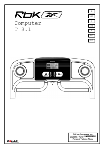 Manual Reebok T3.1 Treadmill