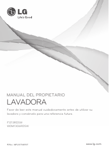 Manual de uso LG WDM1306RDSW Lavadora