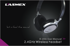 Manual Lasmex H-25G Headphone