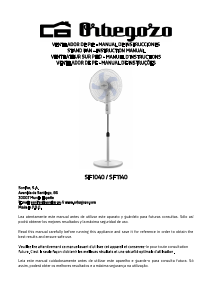 Manual de uso Orbegozo SF 0248 Ventilador