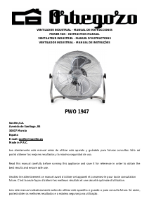 Manual de uso Orbegozo SFA 8000 Ventilador