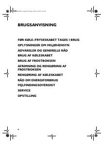 Brugsanvisning Bauknecht UVI 1349/A Køleskab