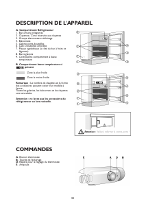 Mode d’emploi Bauknecht UVI 1349/A-LH/1 Réfrigérateur