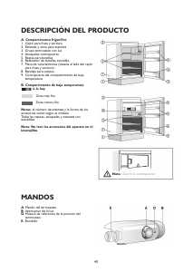 Manual de uso Bauknecht UVI 1349/A-LH/1 Refrigerador