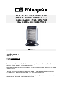 Manual de uso Orbegozo BP 5008 Calefactor