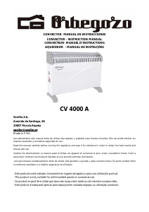 Manual de uso Orbegozo CV 2650 Calefactor