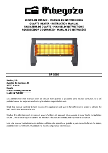 Manual de uso Orbegozo BP 0206 Calefactor