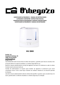 Mode d’emploi Orbegozo HUA 1200 Humidificateur