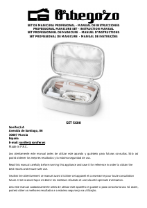 Manual Orbegozo SET 5600 Conjunto de manicure-pedicure
