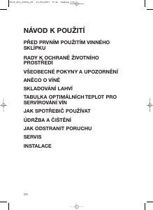 Manuál Bauknecht KRIW 1230 Vinotéka
