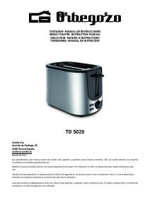 Manual Orbegozo TO 6050 Toaster