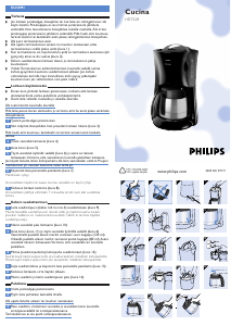 Käyttöohje Philips HD7528 Cucina Kahvikone