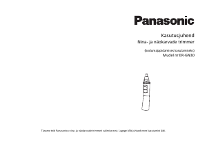 Kasutusjuhend Panasonic ER-GN30 Ninakarvade eemaldaja