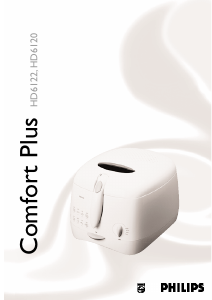 Manual Philips HD6120 Comfort Plus Deep Fryer