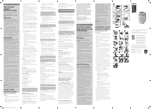 Manual de uso Philips BRP505 Depiladora