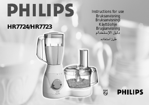Bruksanvisning Philips HR7723 Matberedare