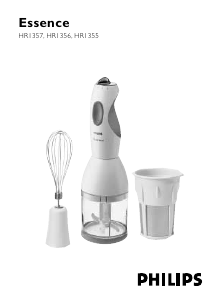 Руководство Philips HR1356 Essence Ручной блендер