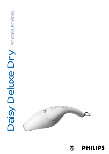 Manual de uso Philips FC6064 Daisy Deluxy Dry Aspirador de mano