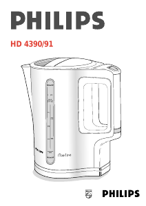 Bedienungsanleitung Philips HD4391 Wasserkocher