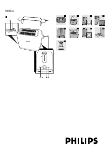 Bedienungsanleitung Philips HD2565 Toaster