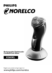 Manual Philips-Norelco 8260XL Shaver