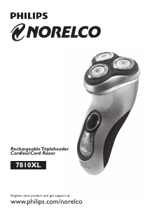Handleiding Philips-Norelco 7810XL Scheerapparaat