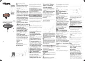 Manual Tristar KA-5286 Aquecedor de pátio