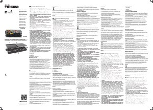 Bedienungsanleitung Tristar RA-2992 Raclette-grill