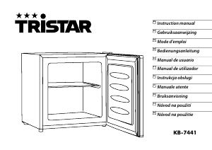 Manual Tristar KB-7441 Refrigerator