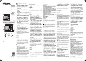 Manuale Tristar MX-4830 Impastatrice planetaria