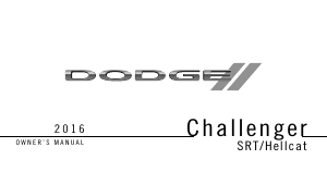 Manual Dodge Challenger SRT/Hellcat (2016)