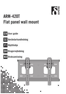 Manual Deltaco ARM-420T Wall Mount