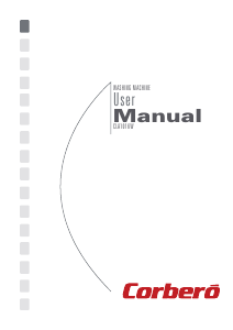 Handleiding Corberó CLA 1016 W Wasmachine