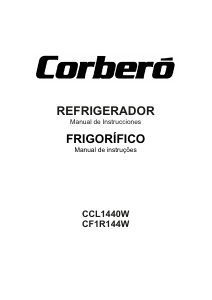 Manual de uso Corberó CCL 1440 W Refrigerador
