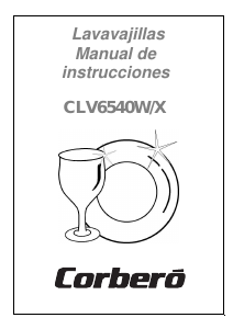 Manual de uso Corberó CLV 6540 W Lavavajillas