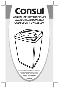 Manual de uso Consul CWM50PLW Lavadora