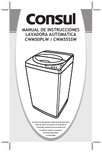 Manual de uso Consul CWM55SSW Lavadora