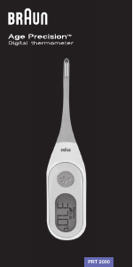 Manual Braun PRT 2000 Age Precision Thermometer