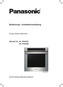 Bedienungsanleitung Panasonic HL-PF685B Backofen