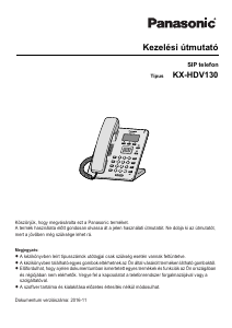 Használati útmutató Panasonic KX-HDV130 Telefon