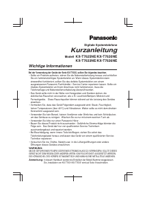 Bedienungsanleitung Panasonic KX-T7633 Telefon