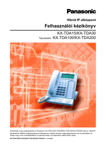 Használati útmutató Panasonic KX-TDA100CE Telefon