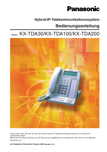Bedienungsanleitung Panasonic KX-TDA200NE Telefon