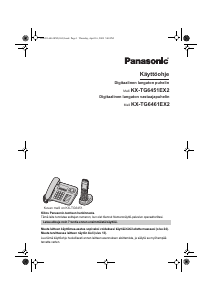 Käyttöohje Panasonic KX-TG6451EX2 Puhelin