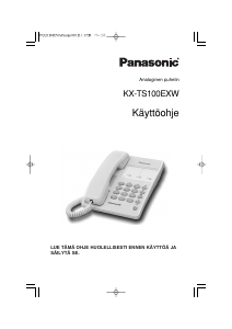 Käyttöohje Panasonic KX-TS100EXW Puhelin